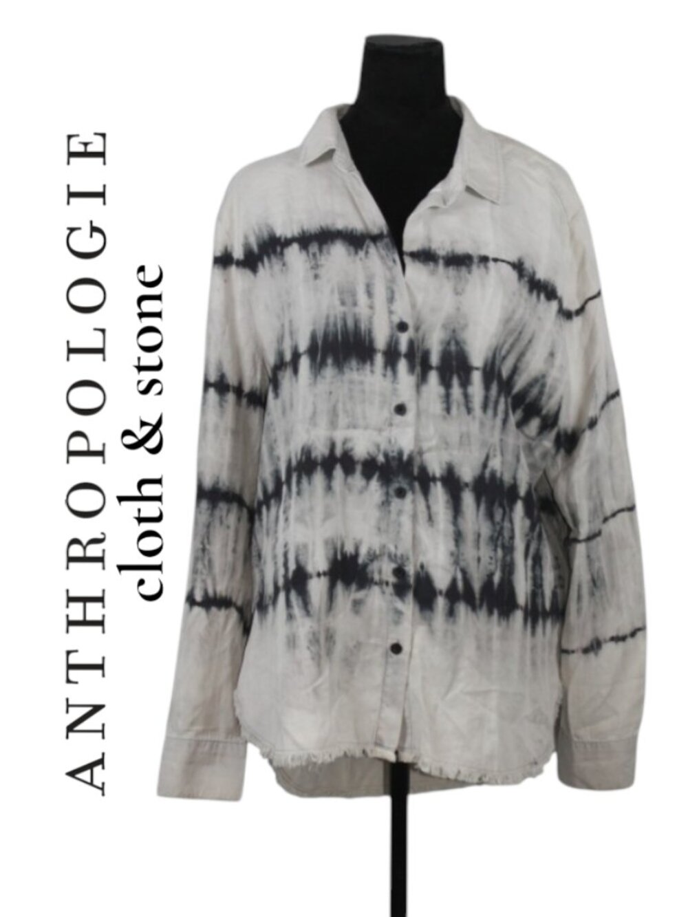 Anthropologie cloth & stone Long Sleeve Button Down Size XL